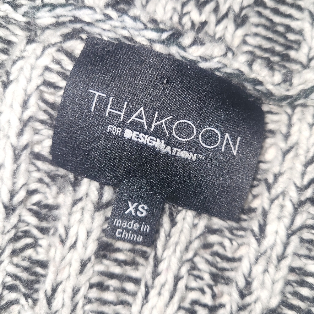 Thakoon for Design Nation Woven Cardigan Sweater Cropped Sleeve Size X Small‎ - Picture 5 of 8